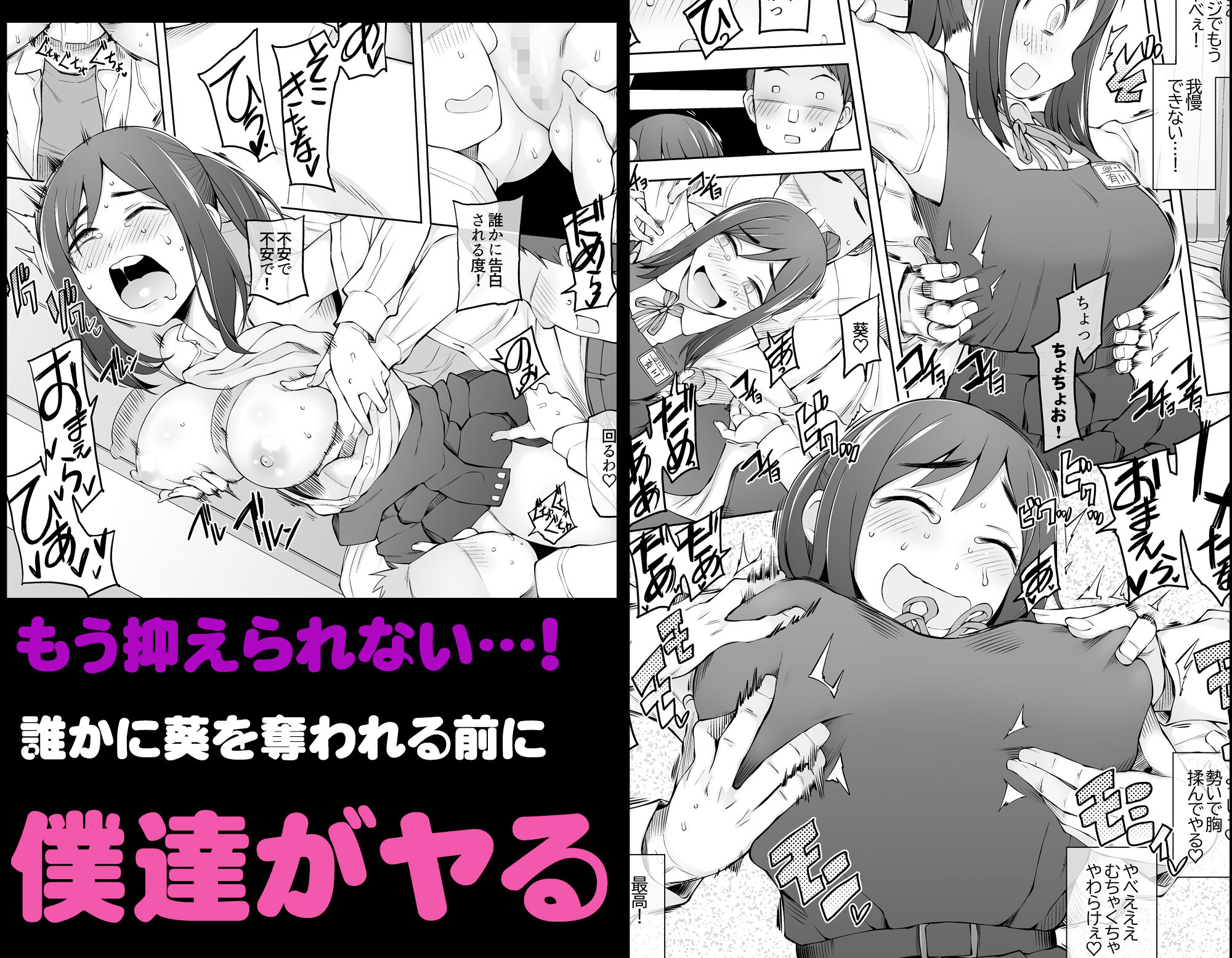 僕達は友達だった 昔から大好きだったあの子が他の男に奪われる前に、僕達のモノにすることを決めた