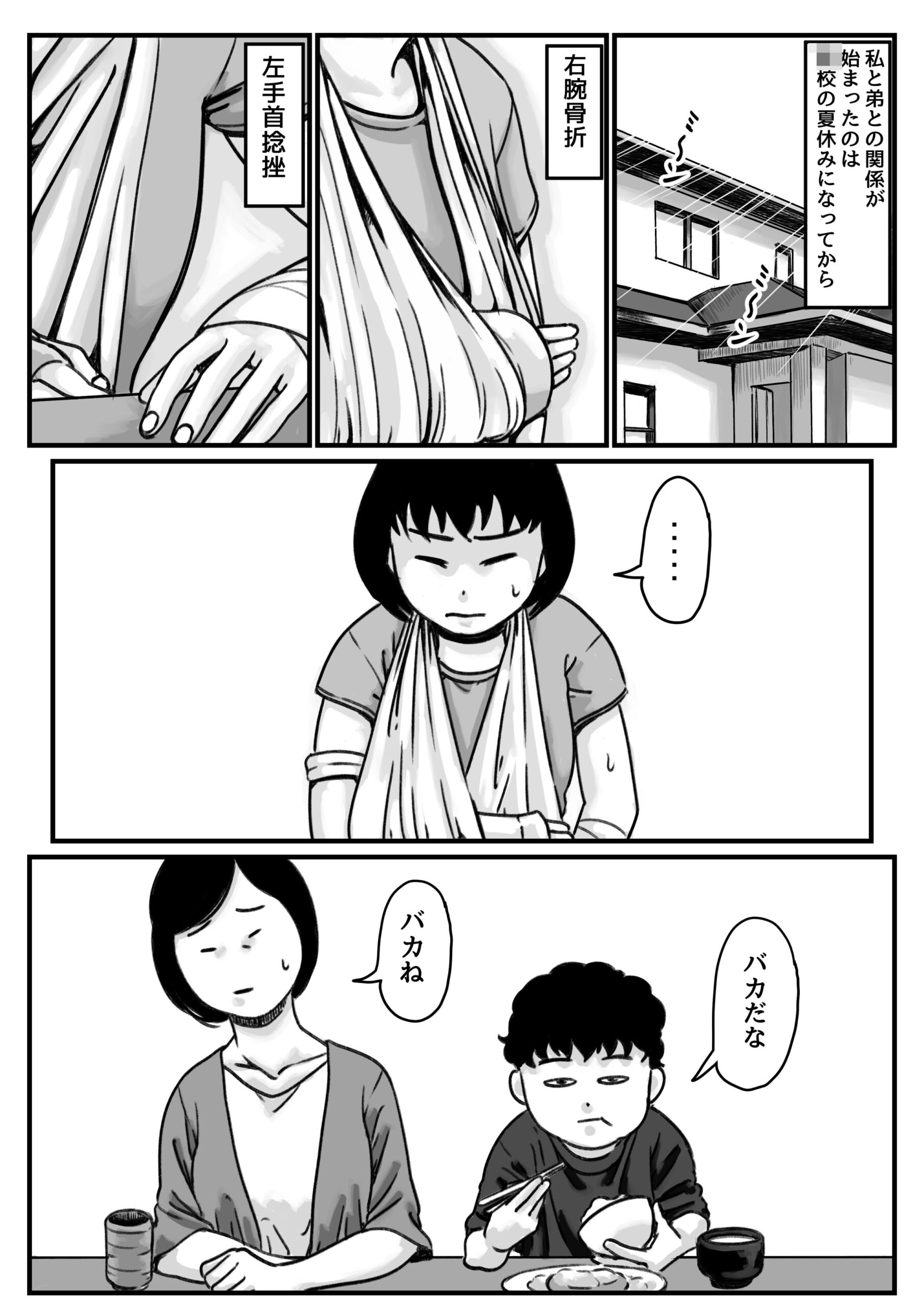 両腕が使えなくなったら弟が調子に乗りだした! 前編