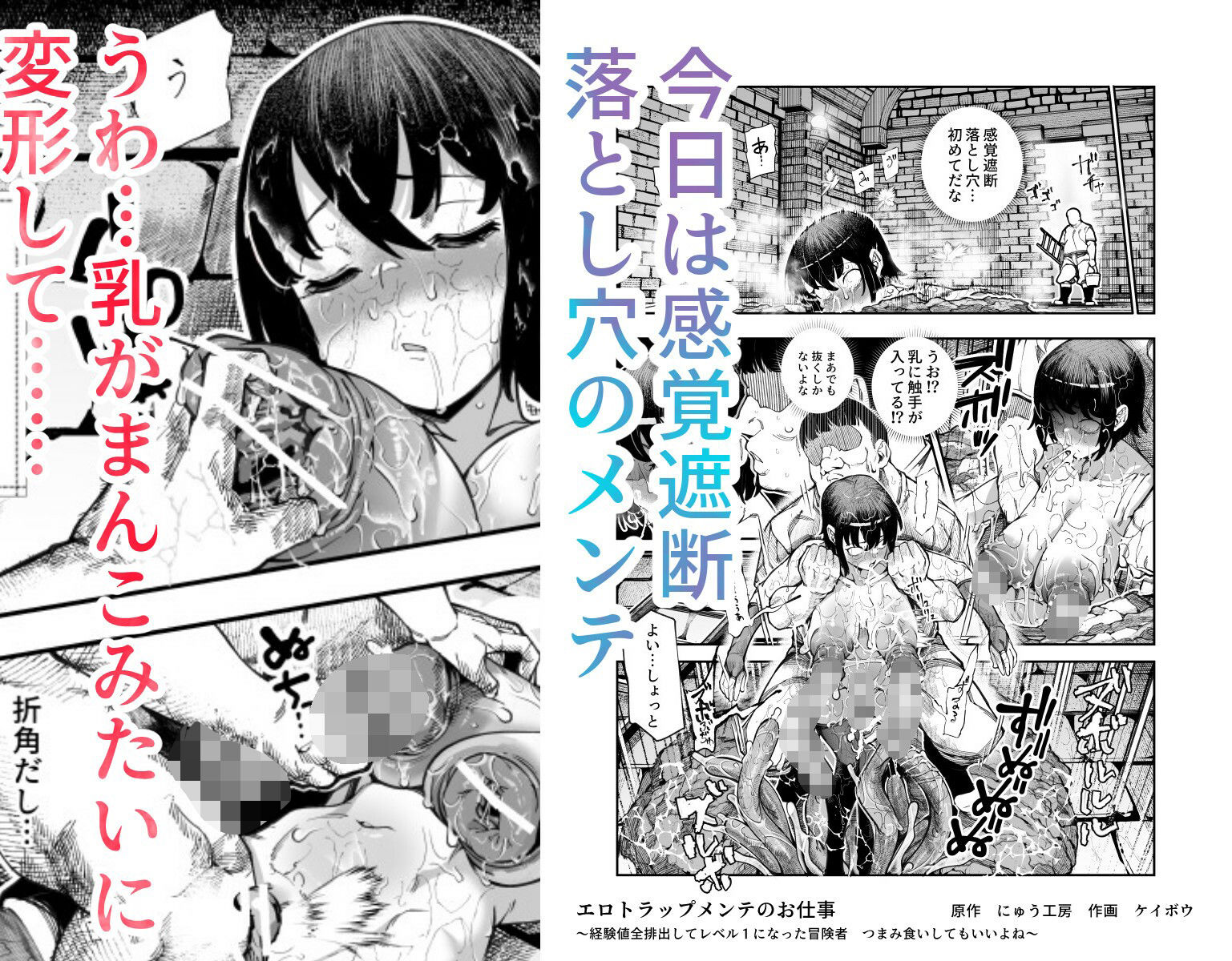 エロトラップメンテのお仕事EX〜経験値全排出してレベル1になった冒険者 つまみ食いしてもいいよね〜