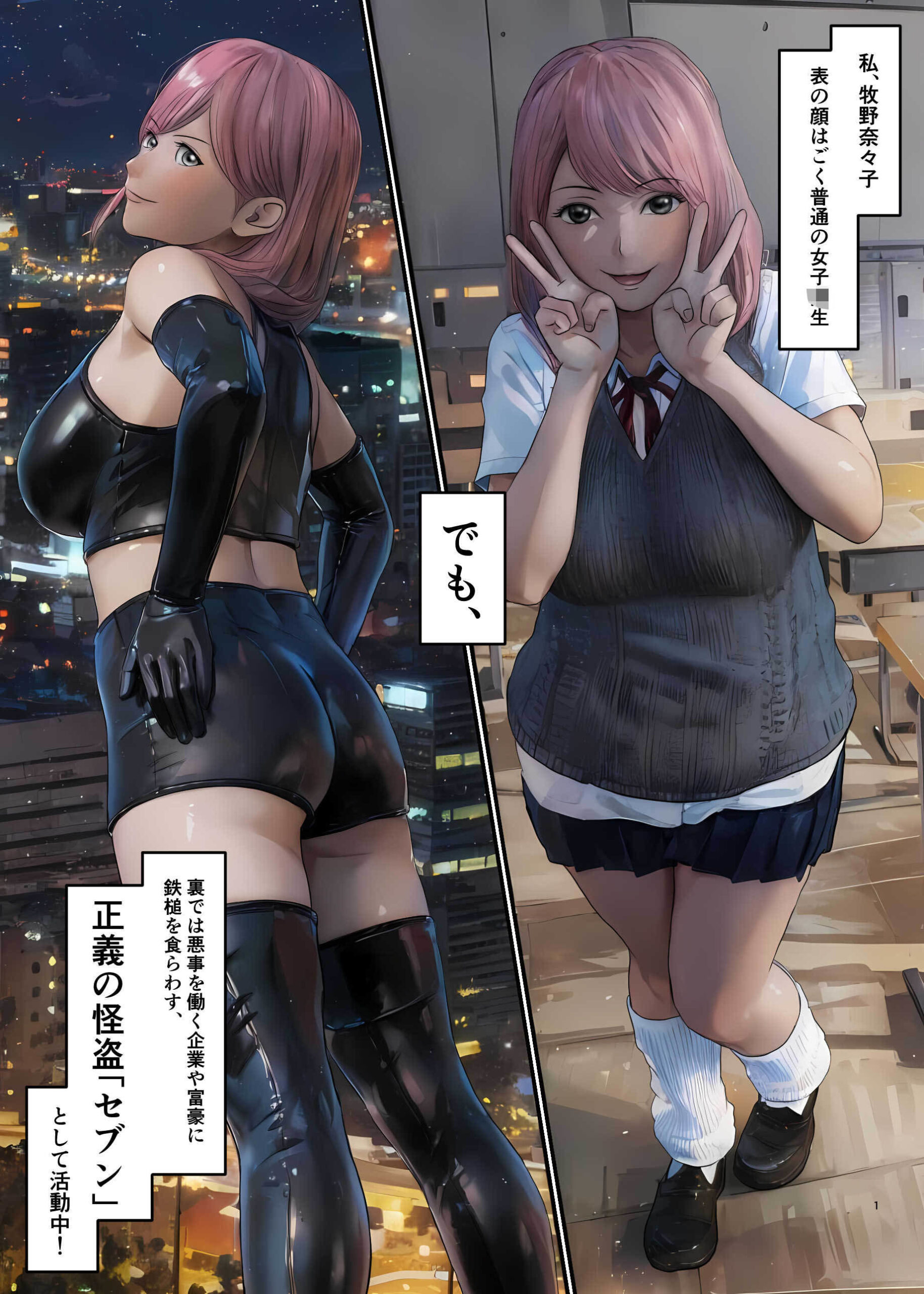 美少女怪盗セブンのおしおき！絶頂タイム