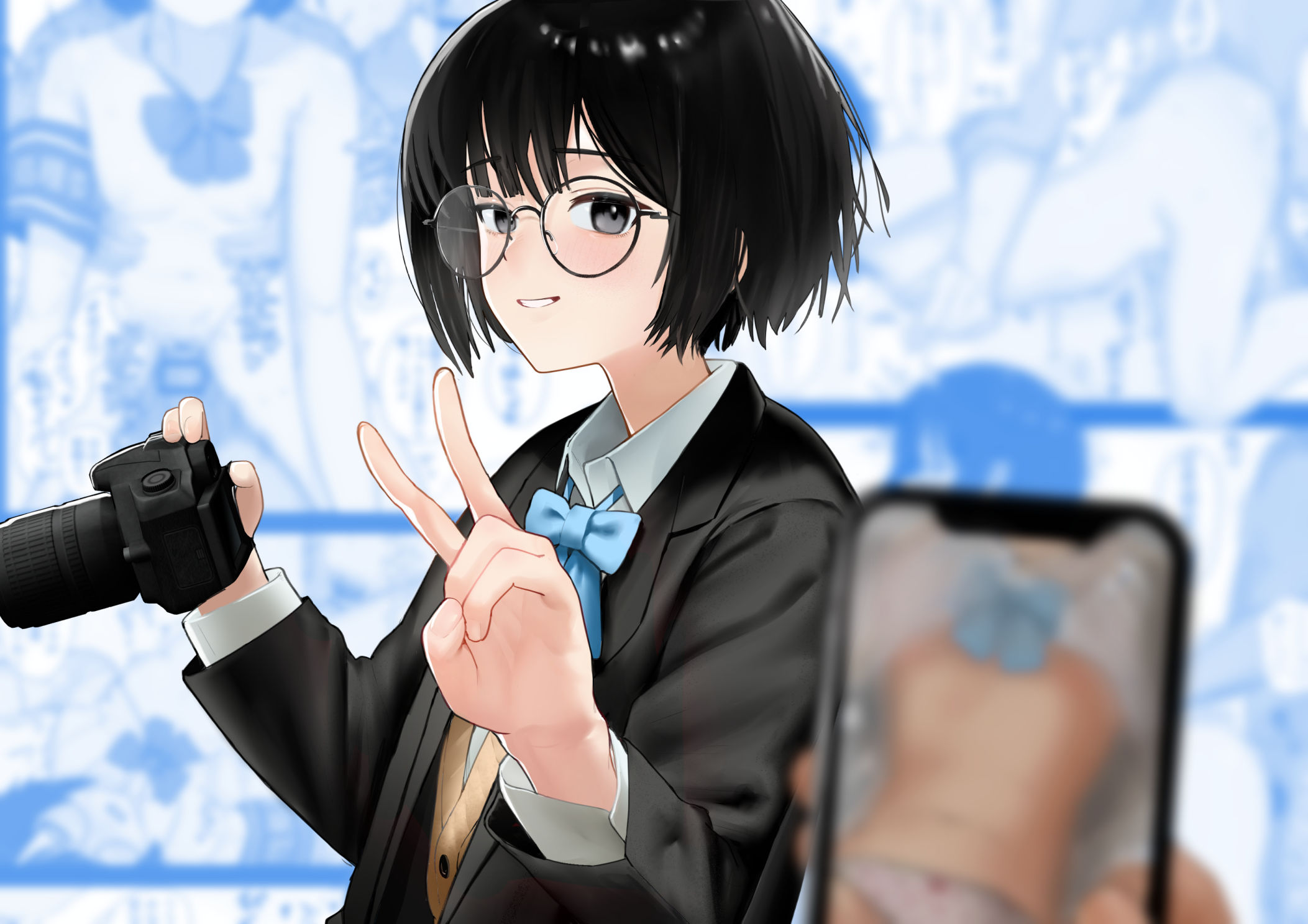 好きな人が奉仕委員に選ばれて僕は撮影係＋2（学校HPに掲載されてる奉仕委員の活動紹介）