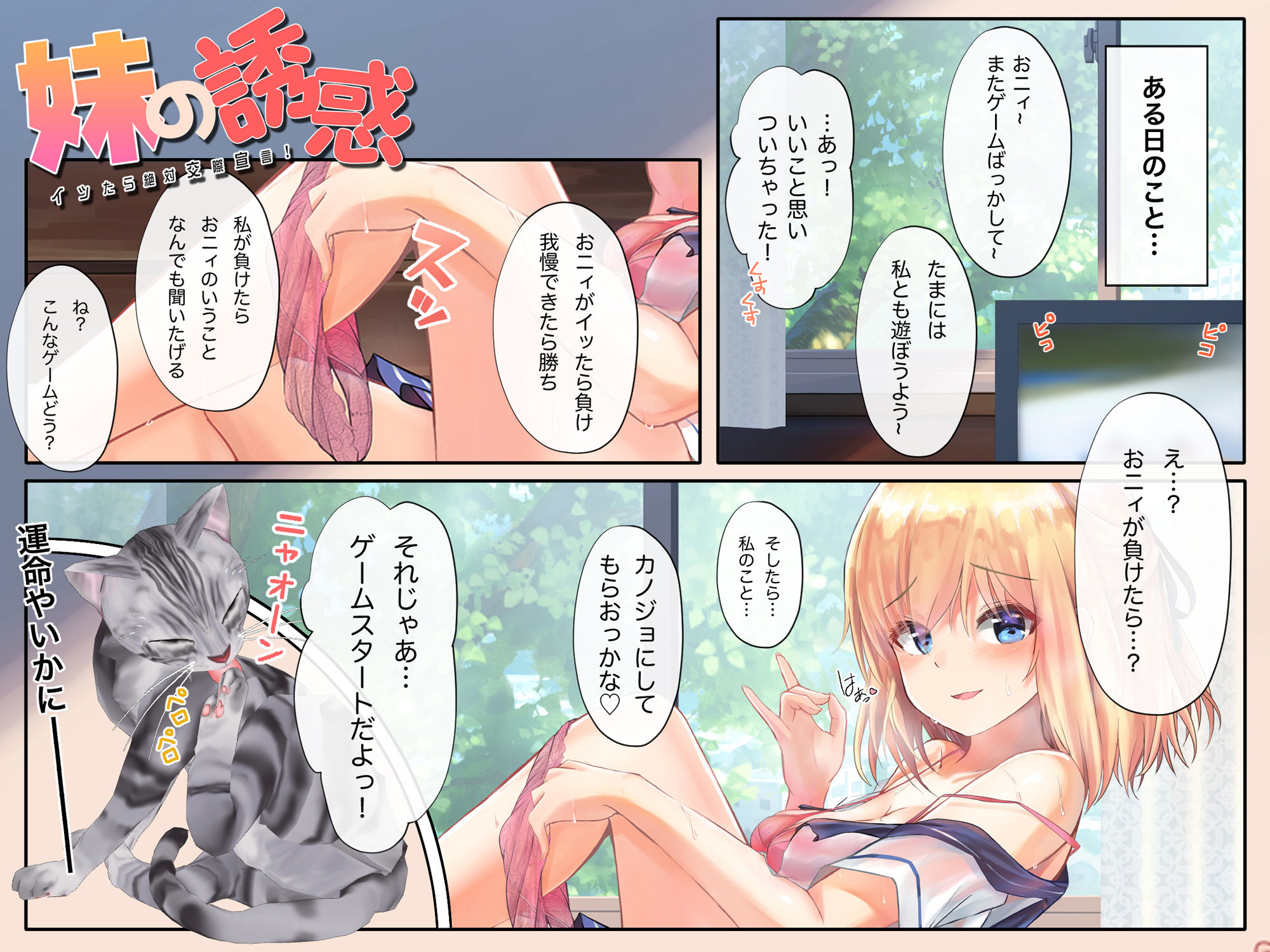 妹の誘惑〜イッたら絶対交際宣言〜【ハイレゾ/バイノーラル】
