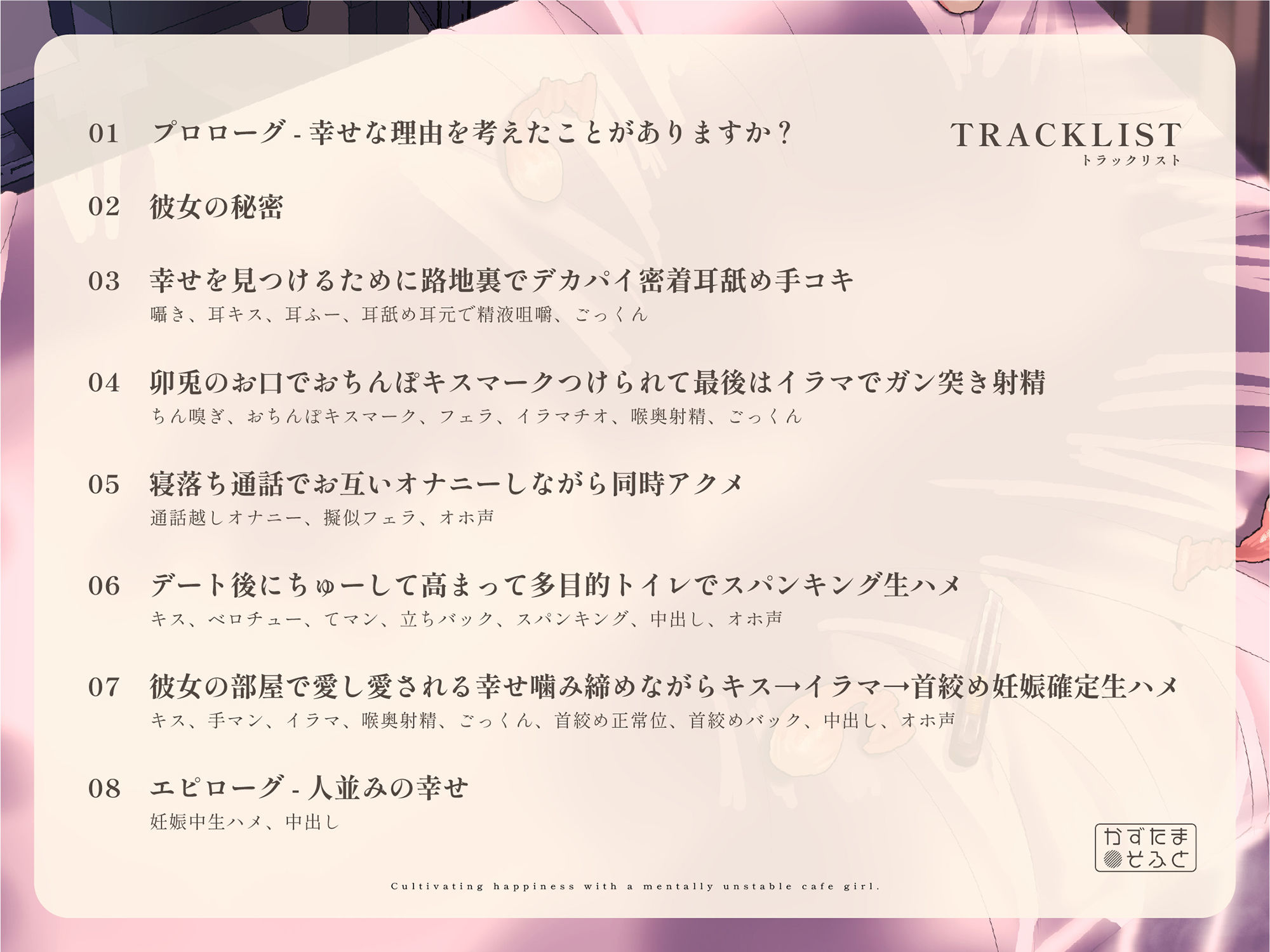 【メンヘラ純愛】メンヘラ推しコンカフェ嬢と幸せを育む〜メンヘラ×いちゃいちゃ×お下品低音オホ声〜【KU100】