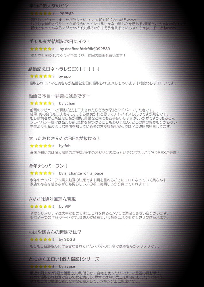 【個人撮影】うちのギャル妻(30)が結婚記念日に浮気SEXした隠し撮り映像