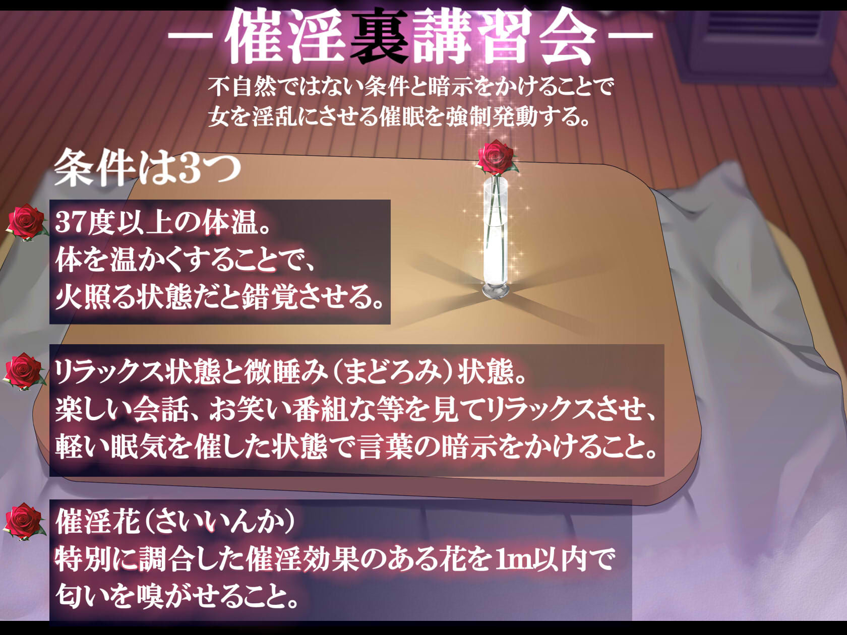 再婚妻と義娘とこたつ催淫正月挨拶で親戚一同ハメまくり催●元旦