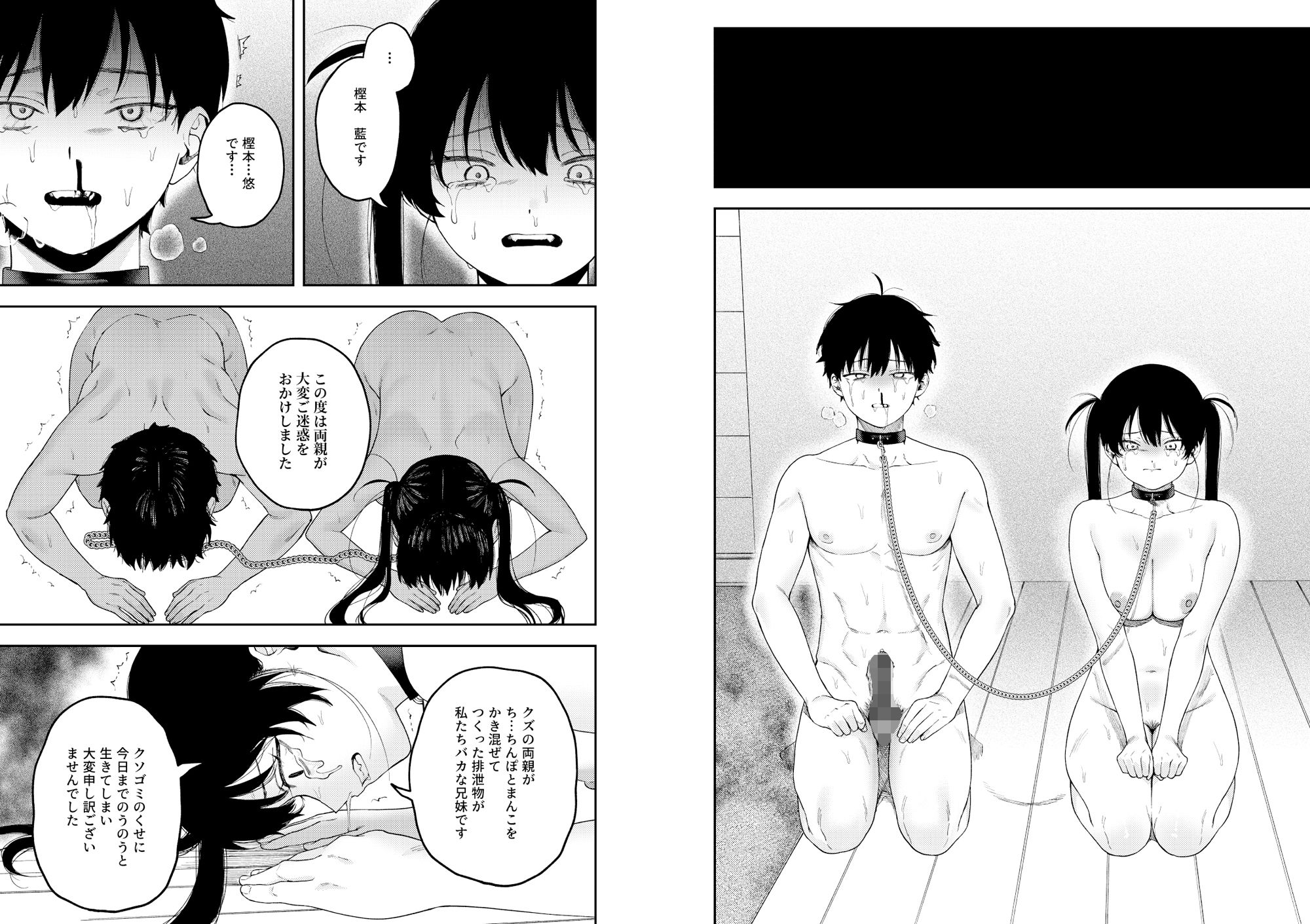 双子の兄妹強●近親相姦つがいじめ