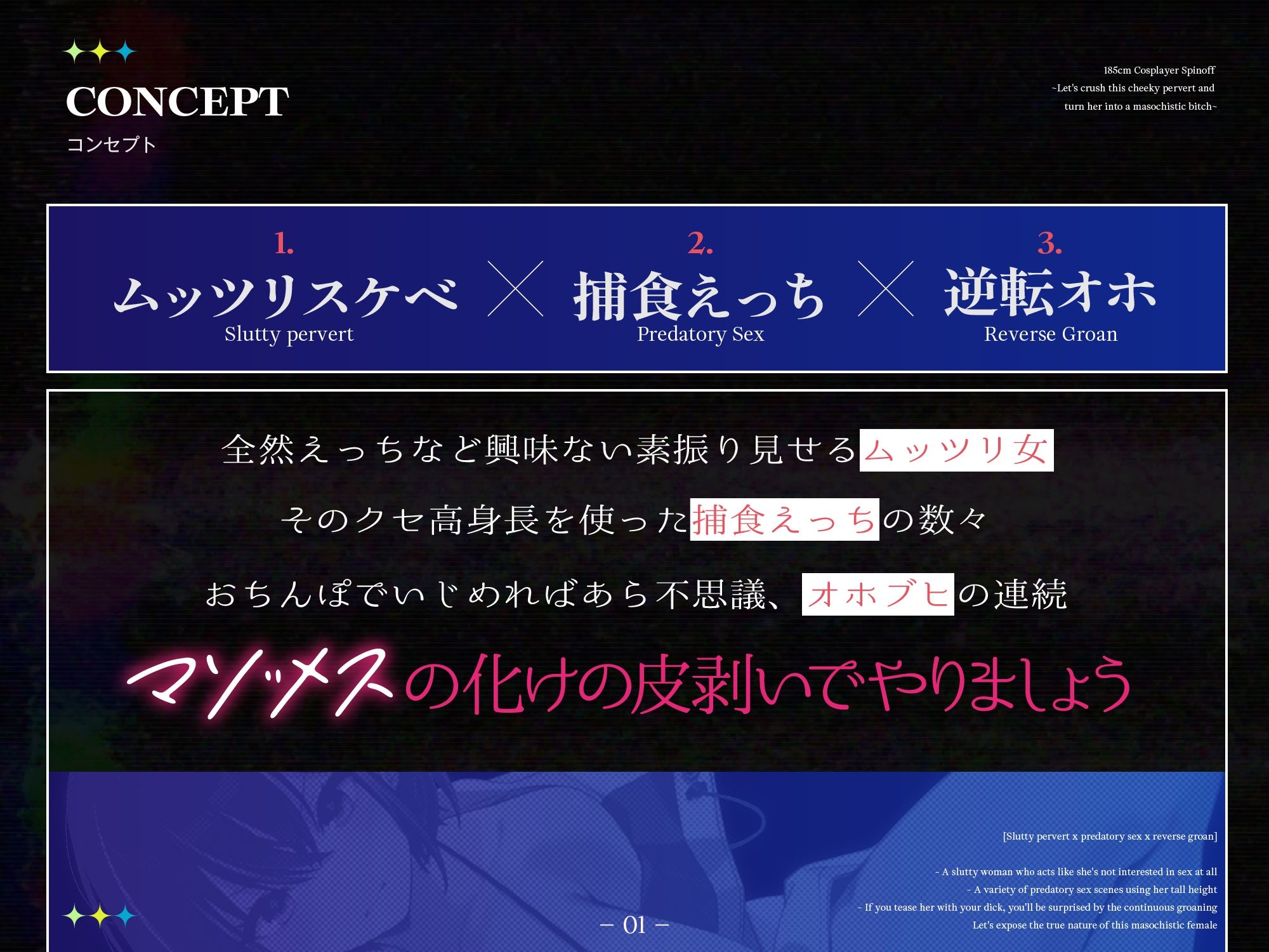 【長身女逆レ●プ→チン堕ち/ドスケベ事後差分イラスト】185cmコスプレイヤースピンオフ〜生意気なムッツリスケベはハメ潰してオホらせてマゾメスにしちまえ〜