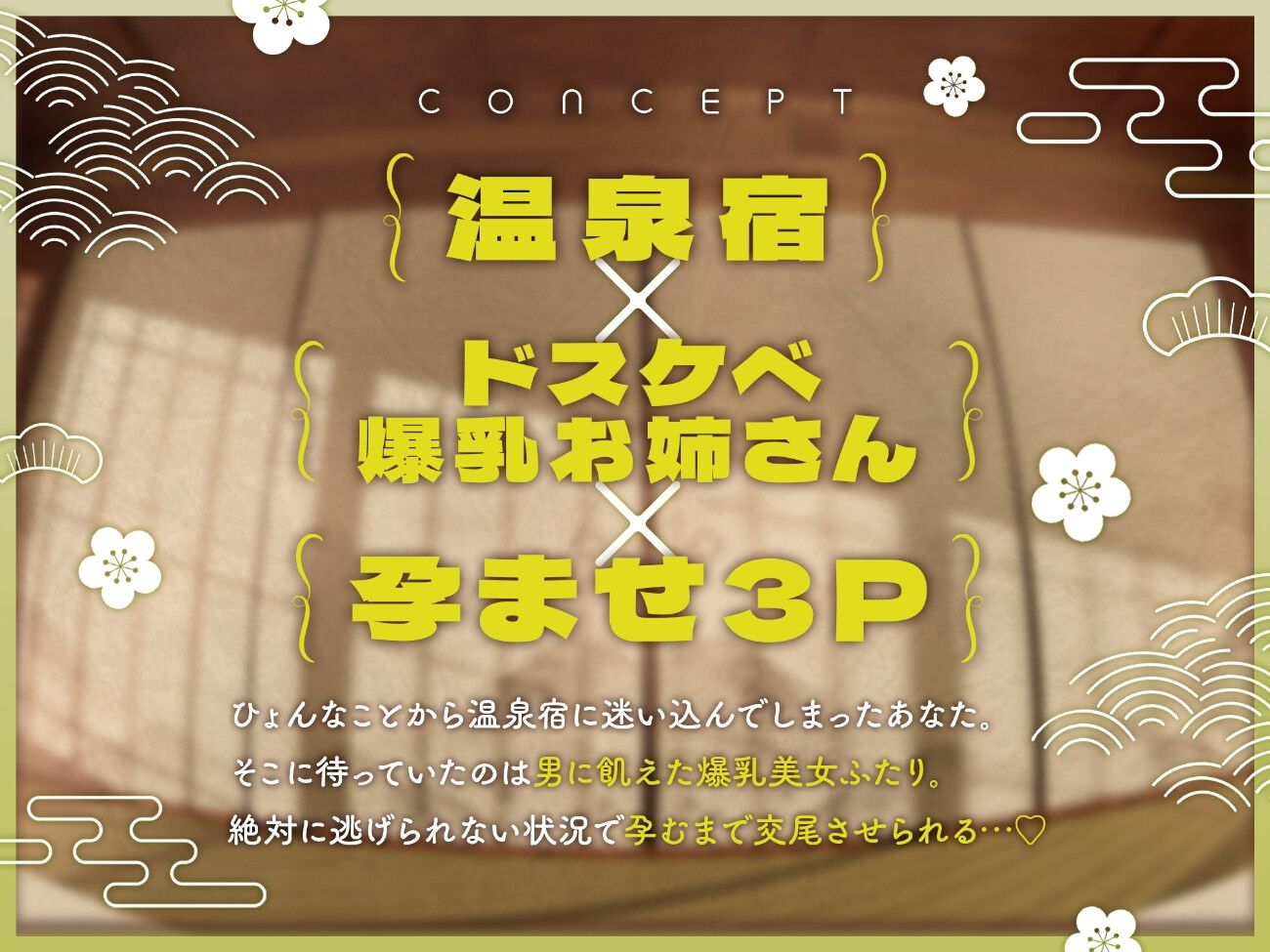 宿屋のドスケベお姉さん×2に夜○いされて搾精される夜