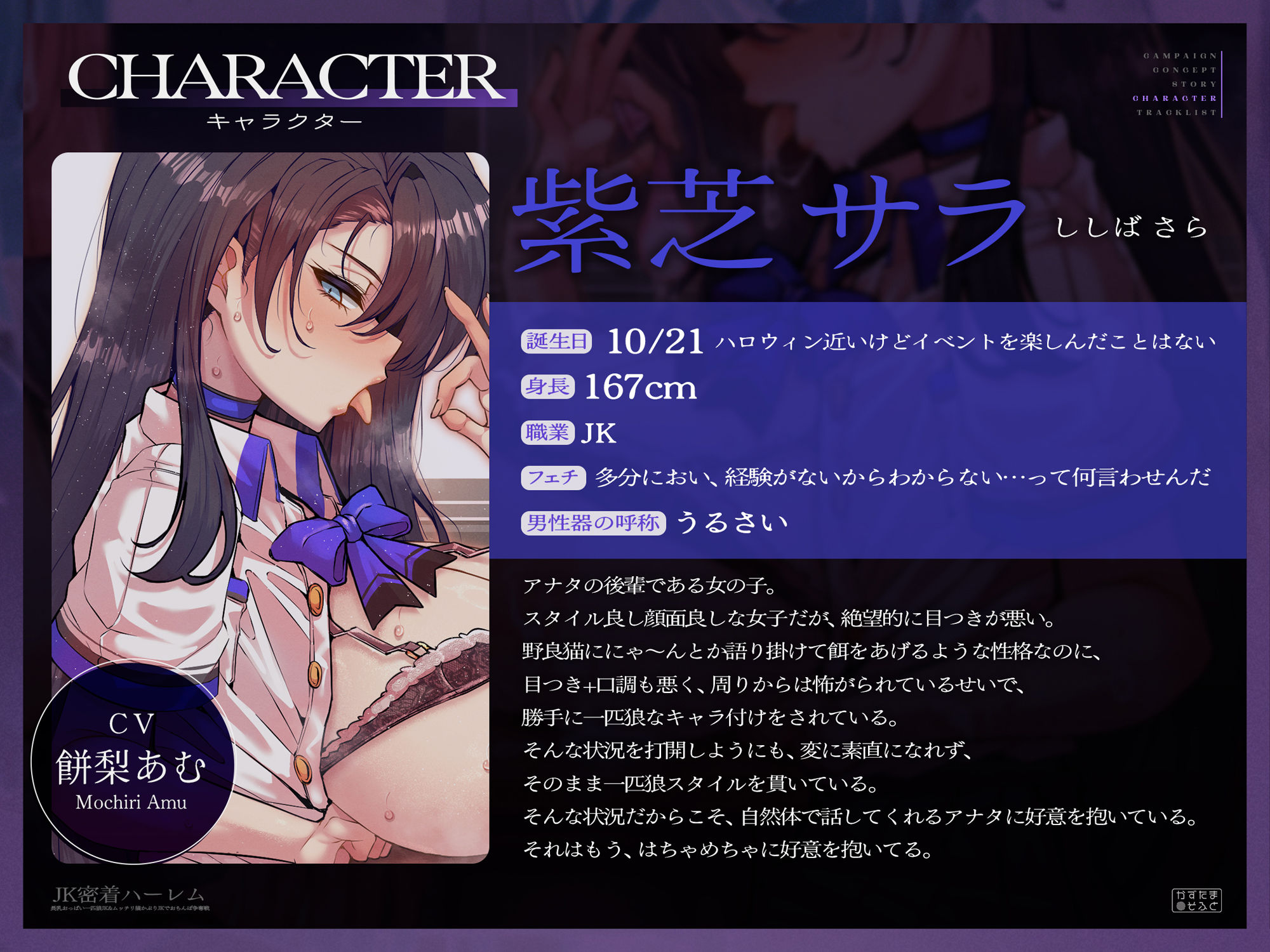 【密着フォーリーサウンド/ドスケベ事後差分イラスト】JK密着ハーレム〜長乳おっぱい一匹狼JK＆ムッチリ猫かぶりJKでおちんぽ争奪戦〜【KU100】