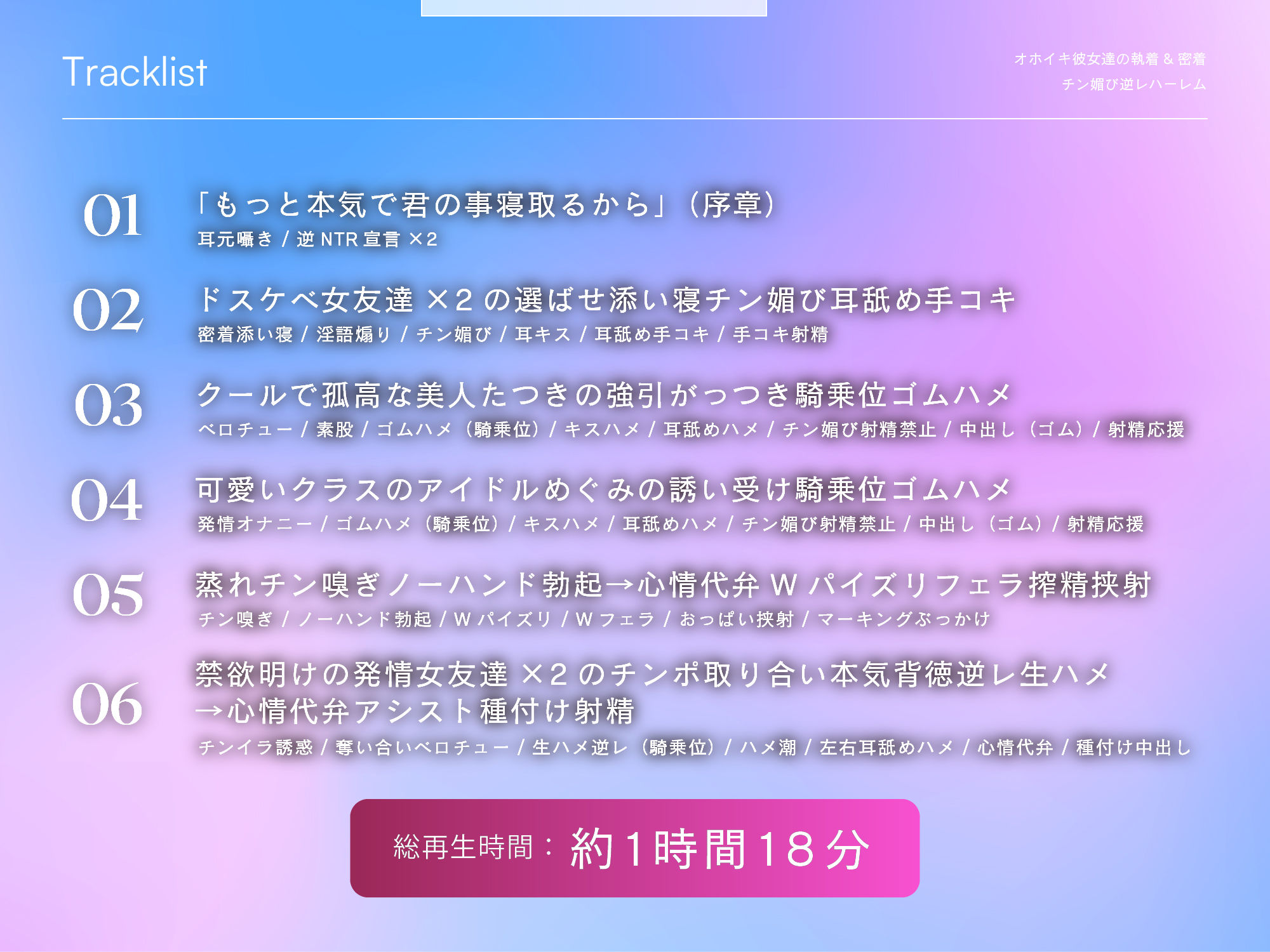 【逆NTR三角関係/ドスケベ差分イラスト】彼女と彼女の執着＆密着チン媚び逆レハーレム〜ドスケベ女友達×2のチンポ取り合い子作り3P〜