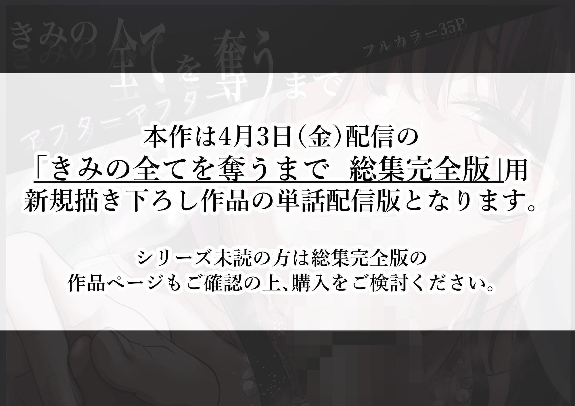 きみの全てを奪うまで アフターアフター