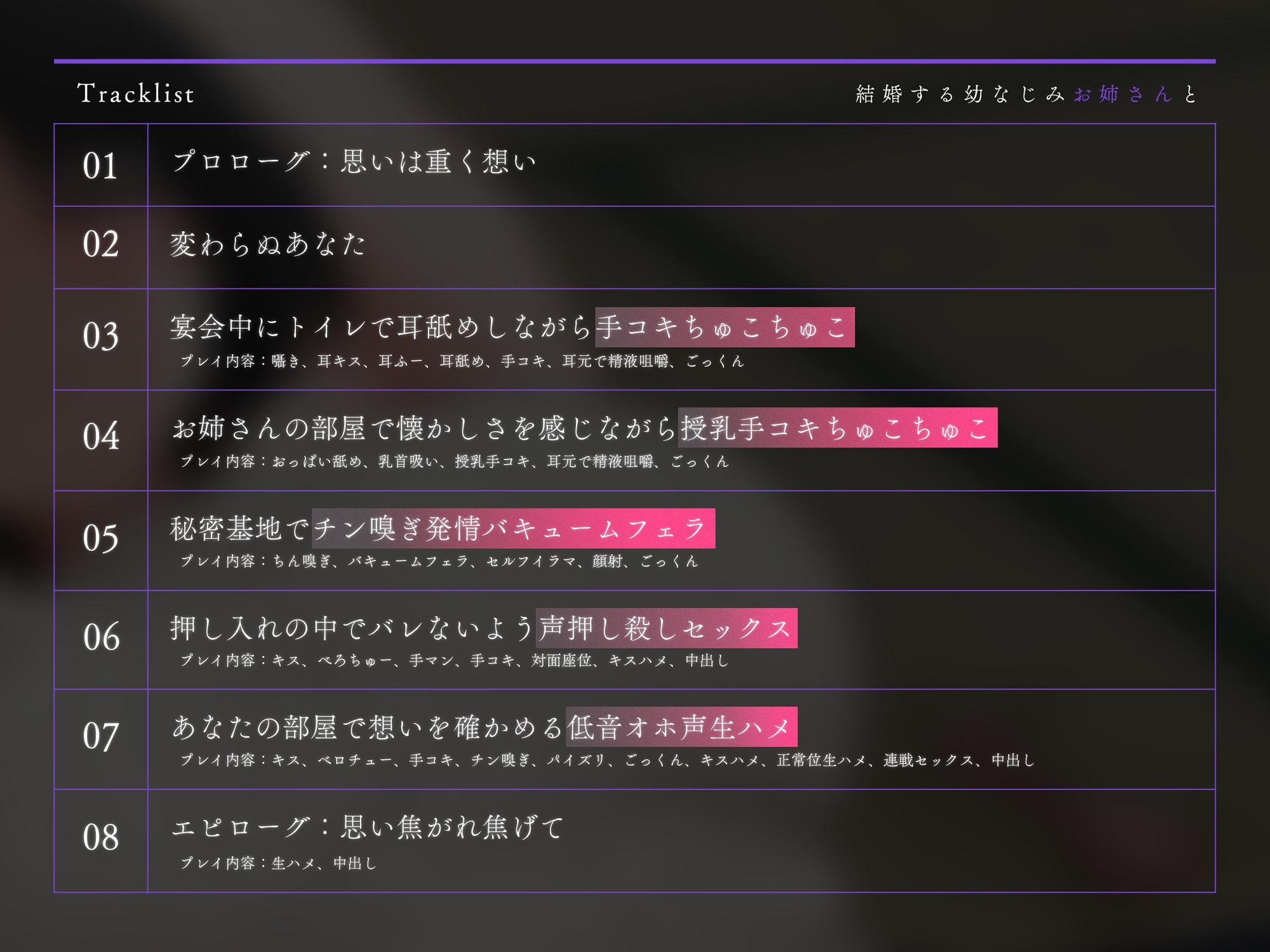 【寝取り】結婚する幼なじみお姉さんと最後の想い出を〜年上お姉さん×最後の想い出×下品低音オホ声〜【KU100】