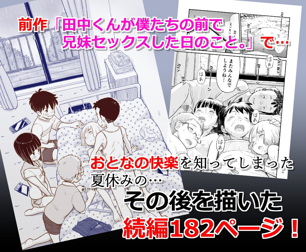 僕たちが田中くんちでセックスを知ってしまったその後のこと。