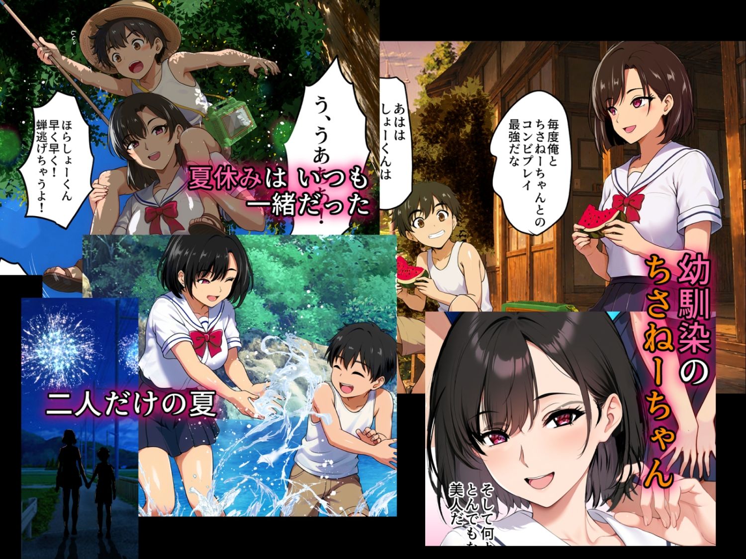 空蝉の唄〜幼馴染の人妻女将と、年に一度の逢瀬〜