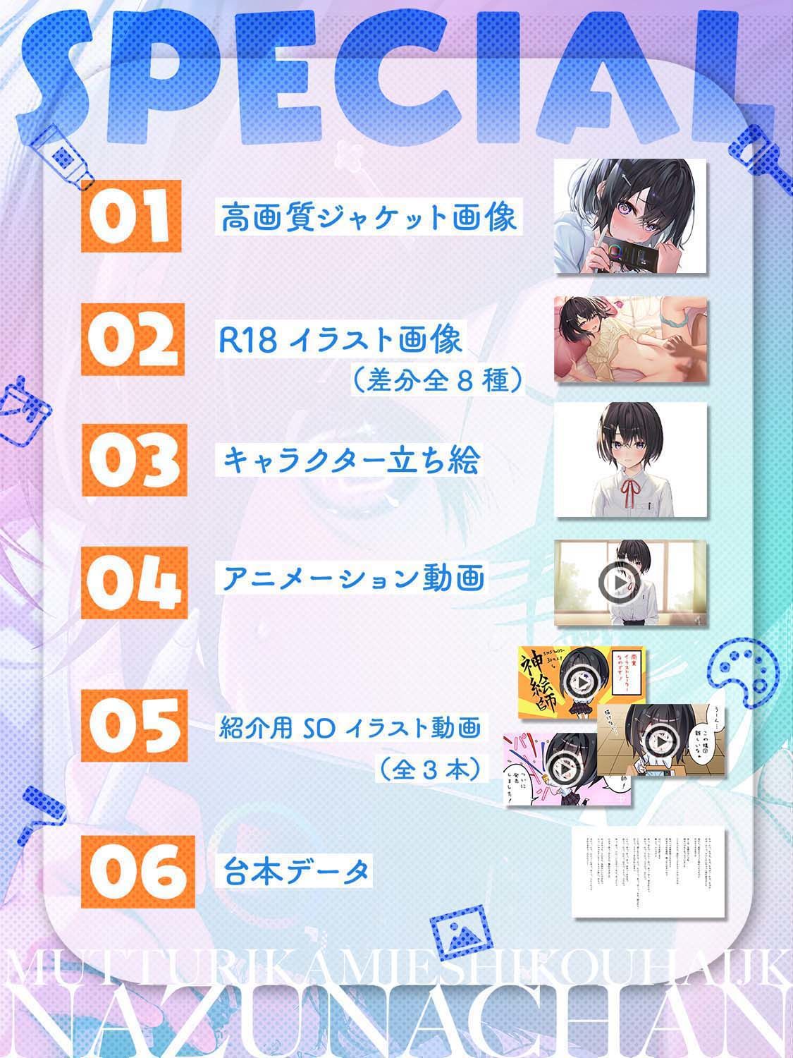 むっつり神絵師！後輩JKなずなちゃん！