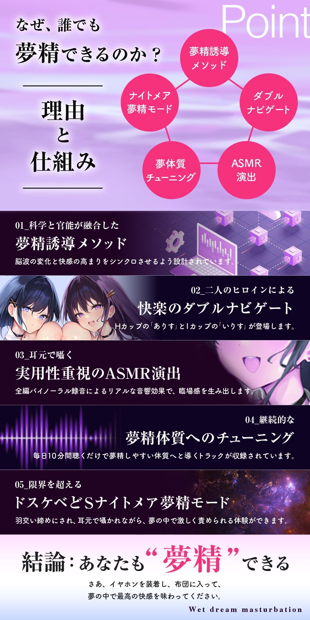 【夢イキ】ぜったい夢精するオナニー〜「誰でも」寝ながら射精できる快楽メソッド!!〜